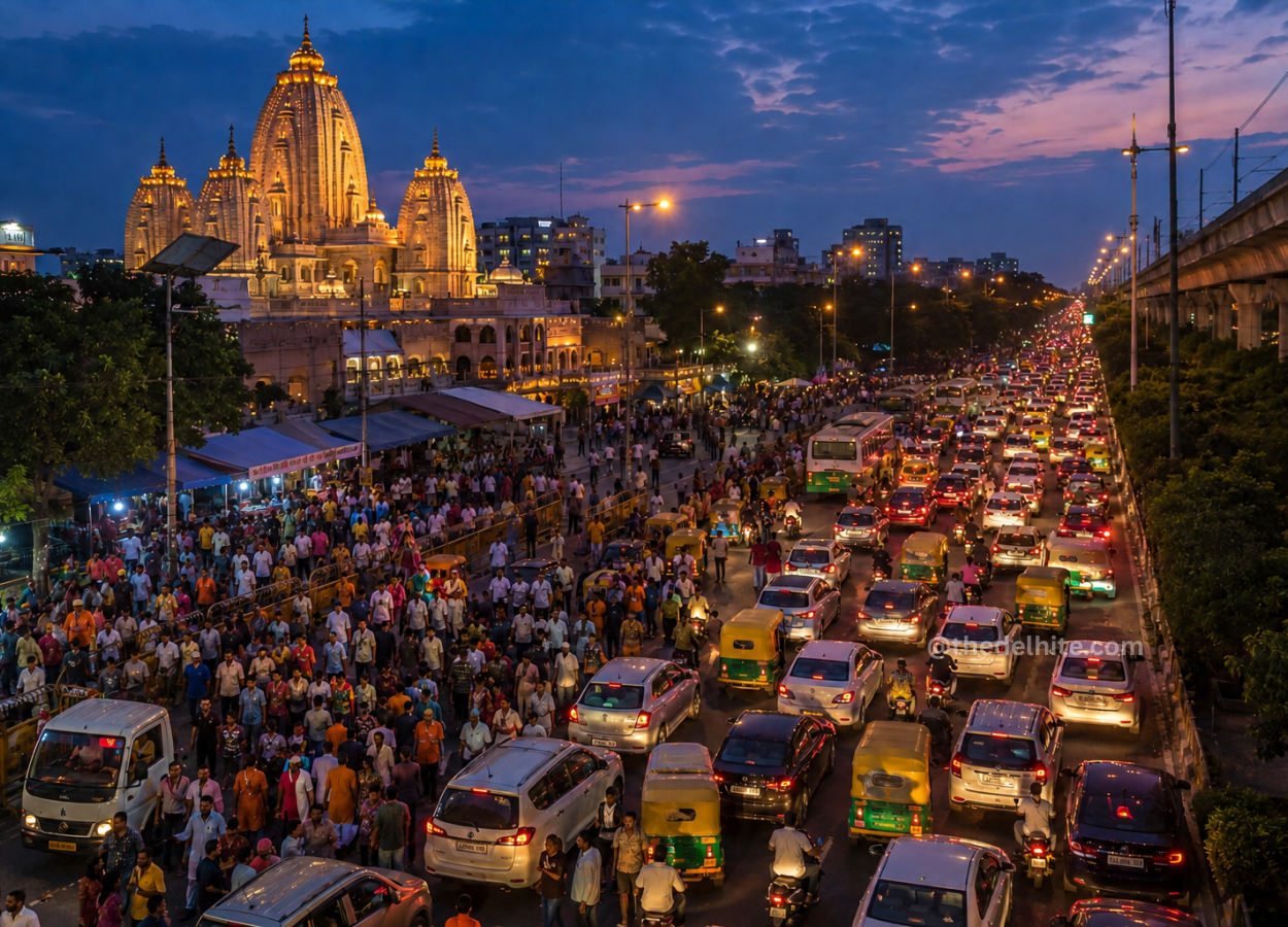 Traffic Advisories Issued Due to Janmashtami Celebrations