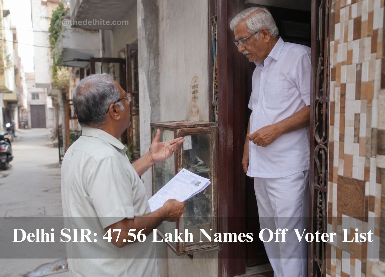 Delhi SIR voter list released; 47.56 lakh names were removed